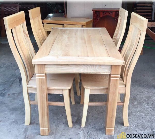 Ứng dụng gỗ sồi trong sản xuất bàn ghế