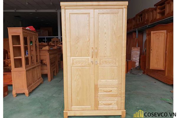 Ứng dụng gỗ sồi nga trong sản xuất tủ quần áo