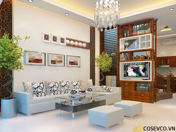 Tủ trang trí phòng khách hiện đại là một trong những món đồ rất thích hợp để trang trí phòng khách trở nên tinh tế và hiện đại hơn bao giờ hết - Mẫu 5