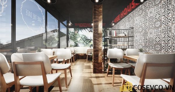 Thiết kế quán cafe bình dân nhưng không kém phần ấn tượng - View 7