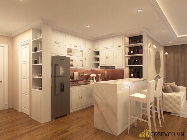 Thiết kế nội thất chung cư Vinhomes Smart City - Căn 1 phòng ngủ