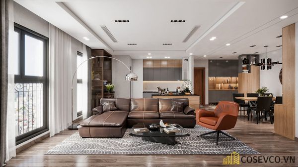 Thiết kế nội thất căn hộ Vinhomes Smart City - Căn 3 phòng ngủ